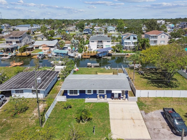 13920 Berkowitz Ave, Hudson, FL 34667 - aerial view of residential area with a large body of water