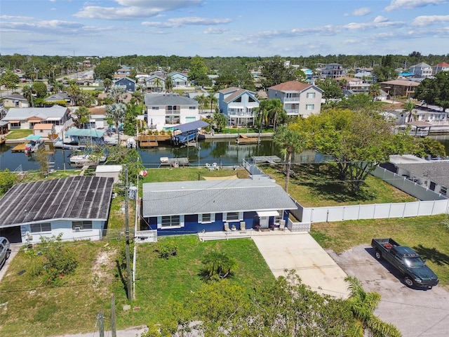 13920 Berkowitz Ave, Hudson, FL 34667 - aerial view of residential area featuring a nearby body of water