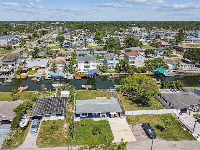 13920 Berkowitz Ave, Hudson, FL 34667 - aerial view of residential area featuring a nearby body of water