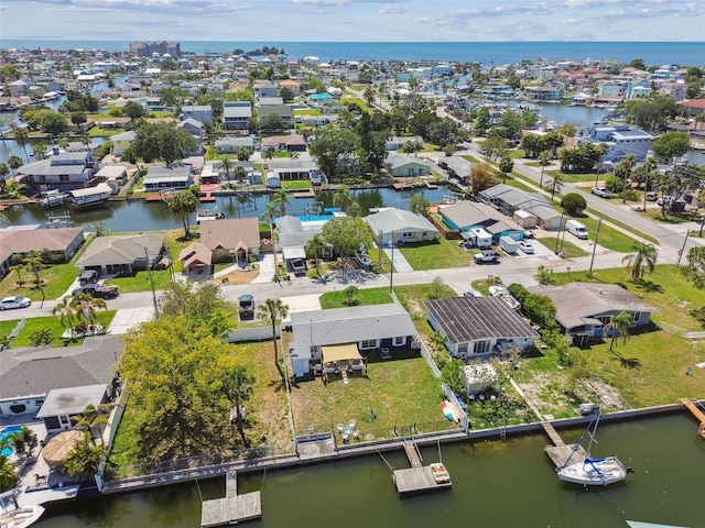 13920 Berkowitz Ave, Hudson, FL 34667 - aerial perspective of suburban area featuring a nearby body of water