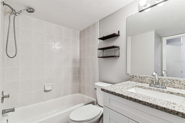 39650 US Highway 19 N Unit 143, Tarpon Springs, FL 34689 - bathroom featuring toilet, shower / tub combination, and vanity