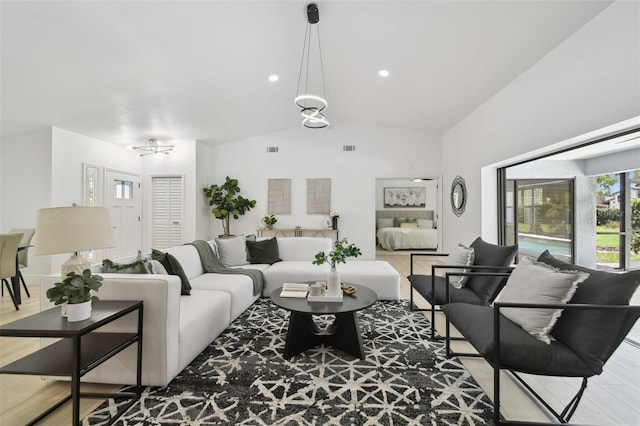 14170 Fennsbury Dr, Tampa, FL 33624 - living room with lofted ceiling