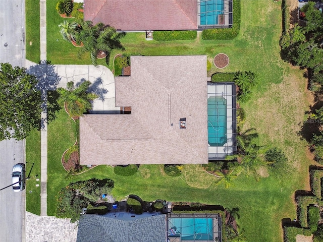 14170 Fennsbury Dr, Tampa, FL 33624 - aerial view of a pool