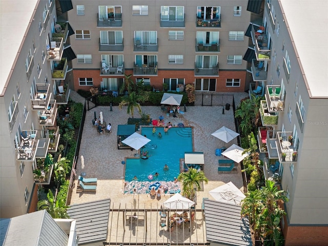 1010 Central Ave Unit 227, Saint Petersburg, FL 33705 - bird's eye view of apartment complex / building