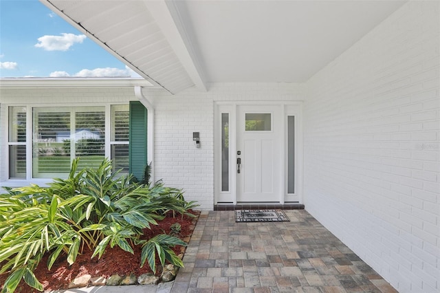 71 Flamingo Cir, Safety Harbor, FL 34695 - property entrance with brick siding