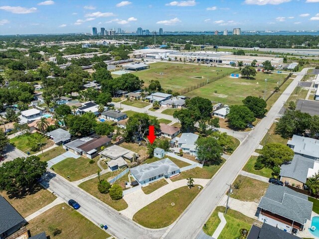 4005 W Coachman Ave, Tampa, FL 33611 - bird's eye view of city skyline