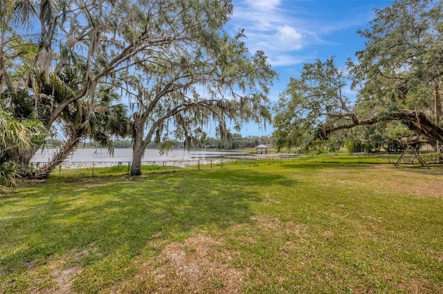 525 Gornto Lake Rd, Brandon, FL 33510 - view of yard with a water view