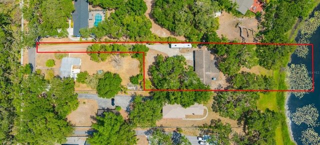 525 Gornto Lake Rd, Brandon, FL 33510 - drone / aerial view of a nearby body of water