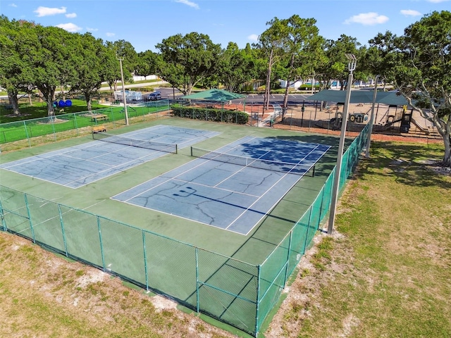 13028 Prestwick Dr, Riverview, FL 33579 - view of tennis court