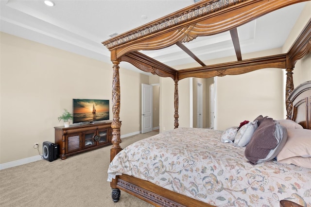 6154 Marsh Trail Dr, Odessa, FL 33556 - bedroom with carpet, baseboards, and recessed lighting