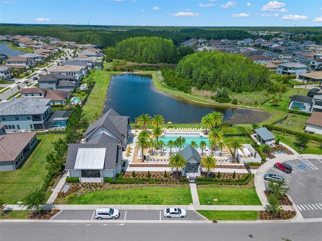 6154 Marsh Trail Dr, Odessa, FL 33556 - aerial view of residential area with a nearby body of water