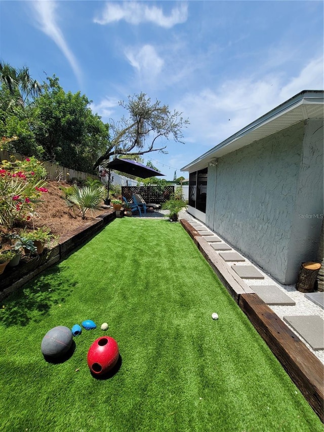 view of yard
