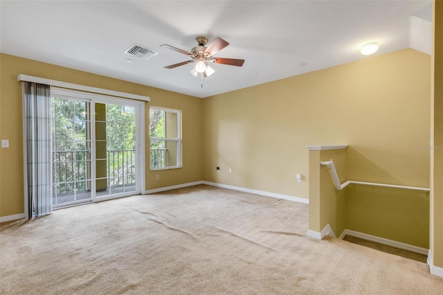 9013 White Sage Loop, Lakewood Ranch, FL 34202 - carpeted empty room featuring ceiling fan and baseboards