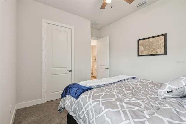 8192 Ivy Stark Blvd, Wesley Chapel, FL 33545 - carpeted bedroom featuring baseboards and a ceiling fan