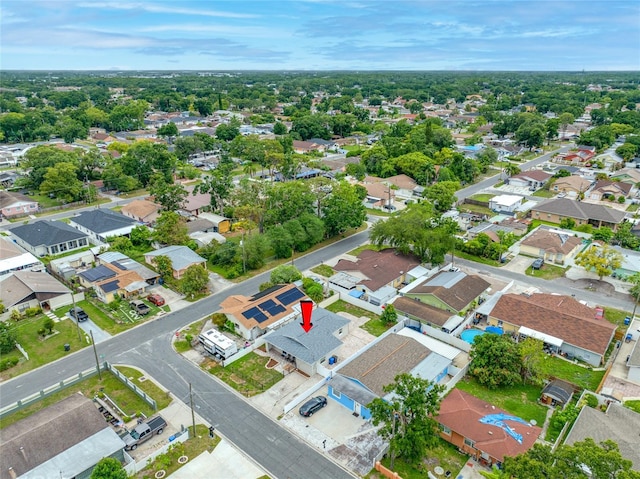3927 Spence Ave, Tampa, FL 33614 - aerial view of property and surrounding area featuring nearby suburban area