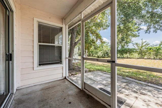 2355 Bentley Dr, Palm Harbor, FL 34684 - view of unfurnished sunroom