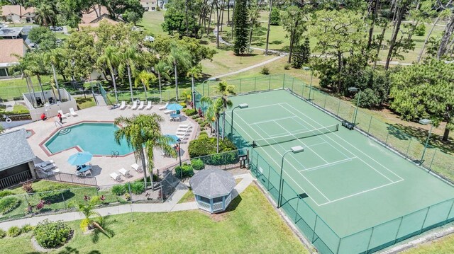 2355 Bentley Dr, Palm Harbor, FL 34684 - aerial view of a pool