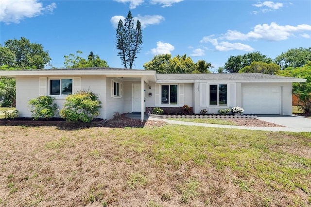 4502 19th Street Cir W, Bradenton, FL 34207 - ranch-style home featuring an attached garage, driveway, and a front yard