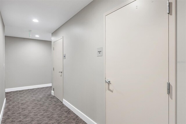 400 4th Ave S Unit 508, Saint Petersburg, FL 33701 - hall with recessed lighting, carpet, and baseboards