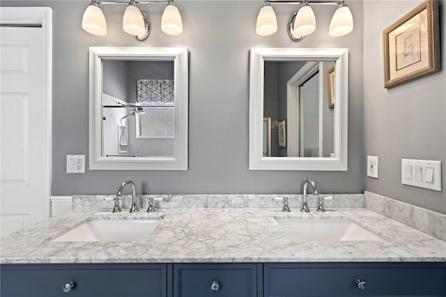 9830 Caribou Trl, Dade City, FL 33525 - bathroom with double vanity