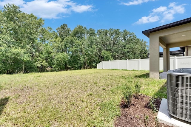 12617 Maple Bonsai Dr, Riverview, FL 33579 - view of yard featuring central air condition unit