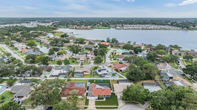10954 96th St, Largo, FL 33773 - aerial view of property's location with a nearby body of water and nearby suburban area