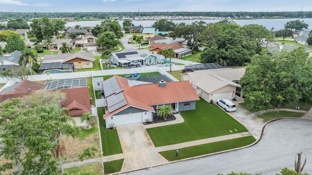 10954 96th St, Largo, FL 33773 - aerial view of residential area with a large body of water
