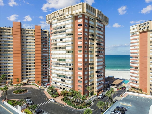 17920 Gulf Blvd Unit 208, Redington Shores, FL 33708 - view of apartment building / complex featuring view of water and beach