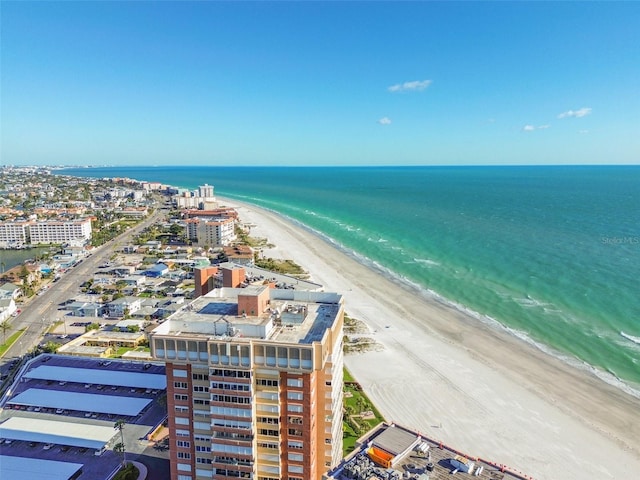 17920 Gulf Blvd Unit 208, Redington Shores, FL 33708 - aerial view of waterfront with a beach