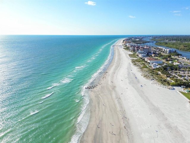 17920 Gulf Blvd Unit 208, Redington Shores, FL 33708 - drone / aerial view of waterfront with a beach