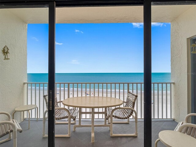 13500 Gulf Blvd Unit 706, Madeira Beach, FL 33708 - balcony with view of water and beach