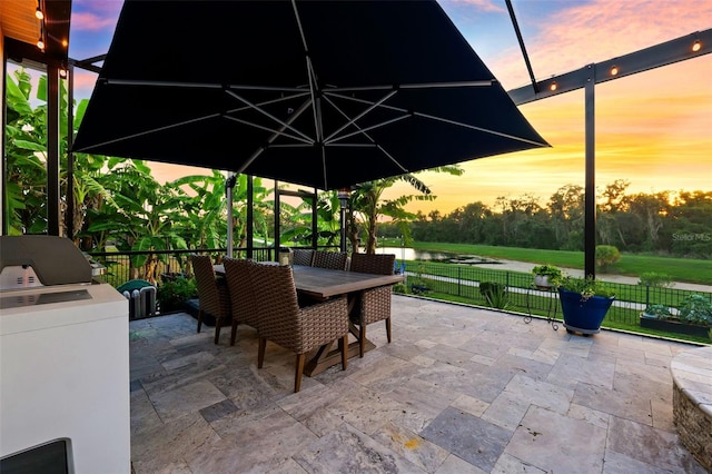 15936 Ternglade Dr, Lithia, FL 33547 - view of patio with outdoor dining area