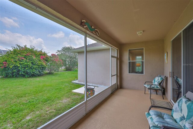 2316 Lyndhurst Dr, Sun City Center, FL 33573 - sunroom / solarium featuring plenty of natural light
