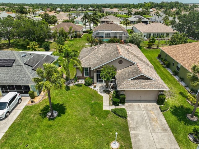 2316 Lyndhurst Dr, Sun City Center, FL 33573 - aerial perspective of suburban area