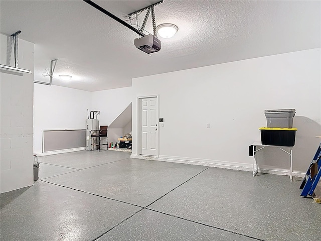7628 Surf Reed Way, Wesley Chapel, FL 33545 - garage featuring a garage door opener and water heater