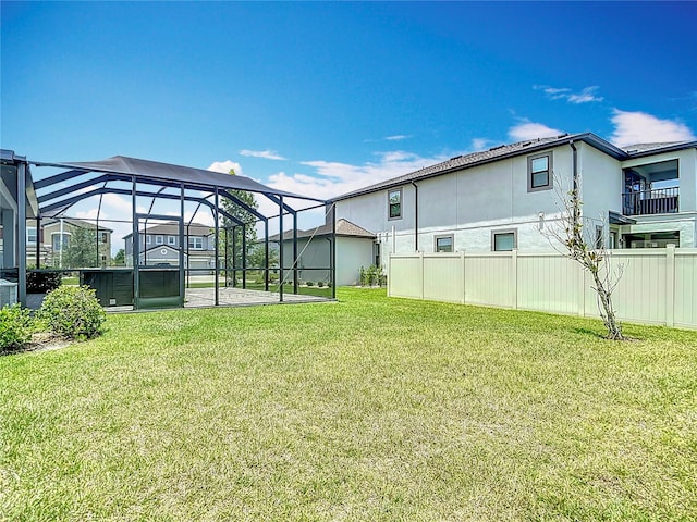 7628 Surf Reed Way, Wesley Chapel, FL 33545 - view of yard featuring a lanai