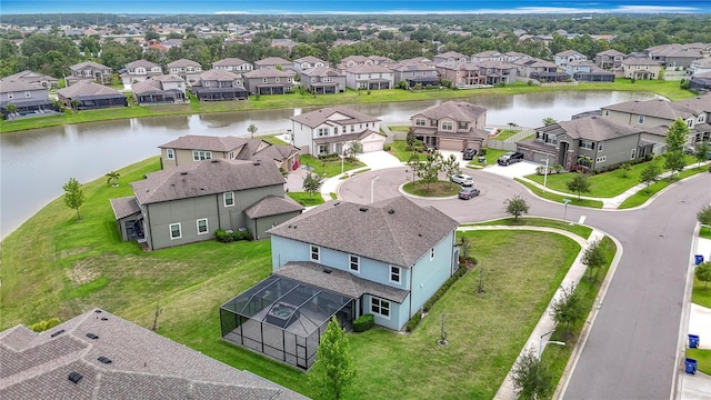 7628 Surf Reed Way, Wesley Chapel, FL 33545 - aerial perspective of suburban area featuring a nearby body of water
