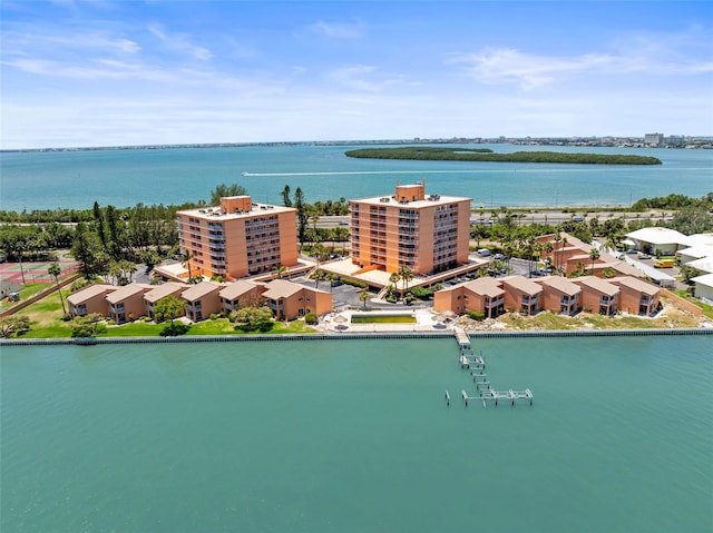7432 Sunshine Skyway Ln S Unit 402, Saint Petersburg, FL 33711 - drone / aerial view of a nearby body of water