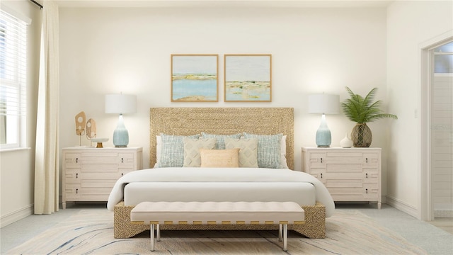 18477 Serene Lake Loop, Lutz, FL 33548 - bedroom with baseboards and light carpet