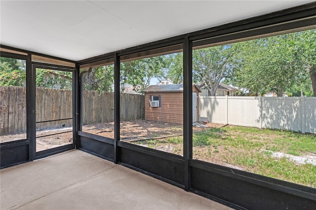 13046 Leverington St, Tampa, FL 33624 - view of unfurnished sunroom