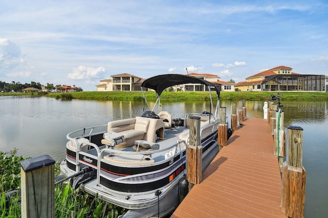 1140 Terralago Way, Kissimmee, FL 34746 - dock area featuring a water view
