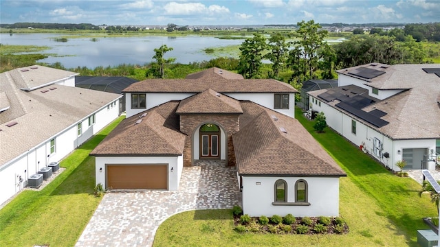 8834 Sanders Tree Loop, Wesley Chapel, FL 33545 - view from above of property featuring a large body of water