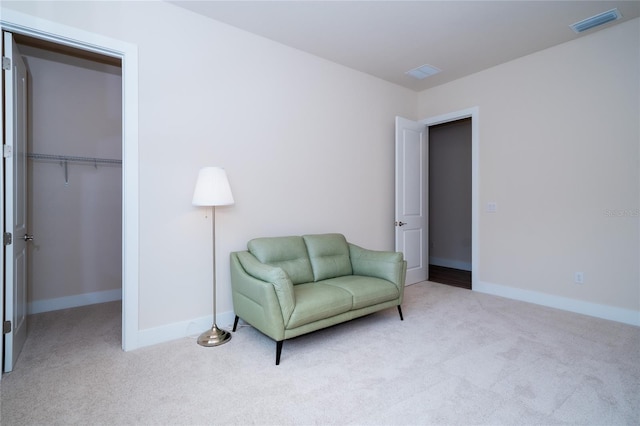 8834 Sanders Tree Loop, Wesley Chapel, FL 33545 - sitting room featuring carpet and baseboards