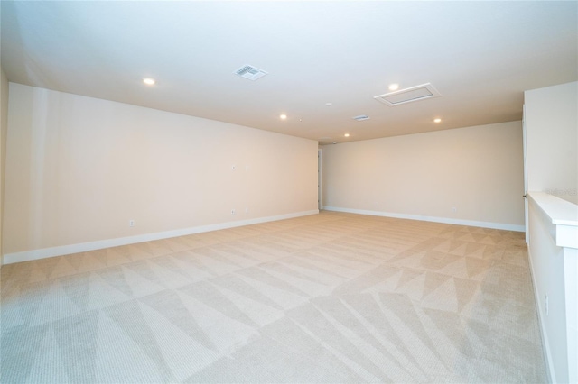 8834 Sanders Tree Loop, Wesley Chapel, FL 33545 - unfurnished room with light carpet, recessed lighting, and baseboards