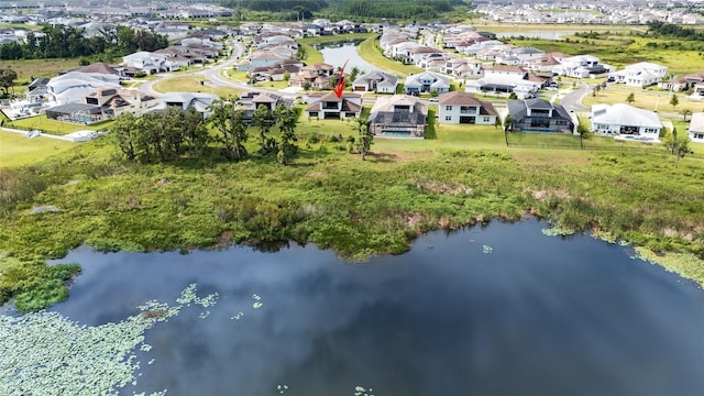 8834 Sanders Tree Loop, Wesley Chapel, FL 33545 - aerial perspective of suburban area with a large body of water