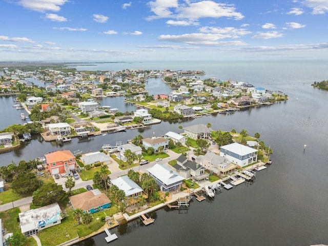 3285 Minnow Creek Dr, Hernando Beach, FL 34607 - aerial view of property's location with a large body of water and nearby suburban area