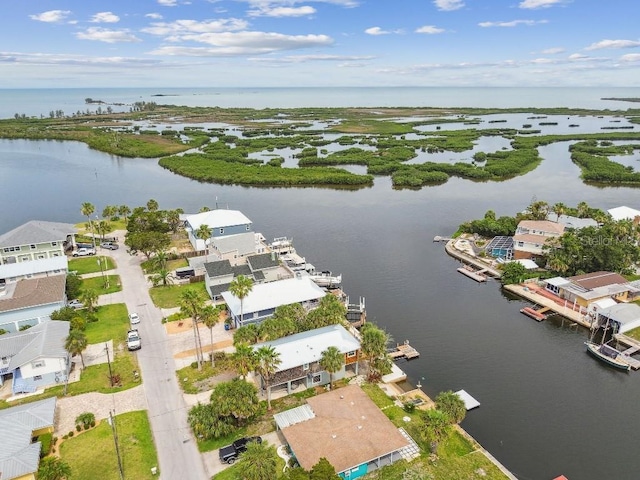 3285 Minnow Creek Dr, Hernando Beach, FL 34607 - drone / aerial view of a large body of water