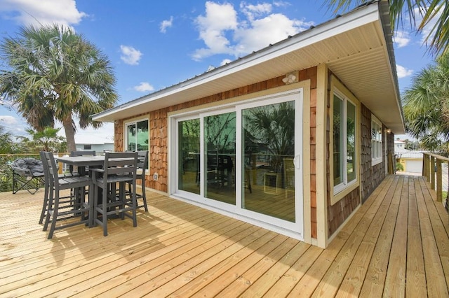 3285 Minnow Creek Dr, Hernando Beach, FL 34607 - view of wooden terrace