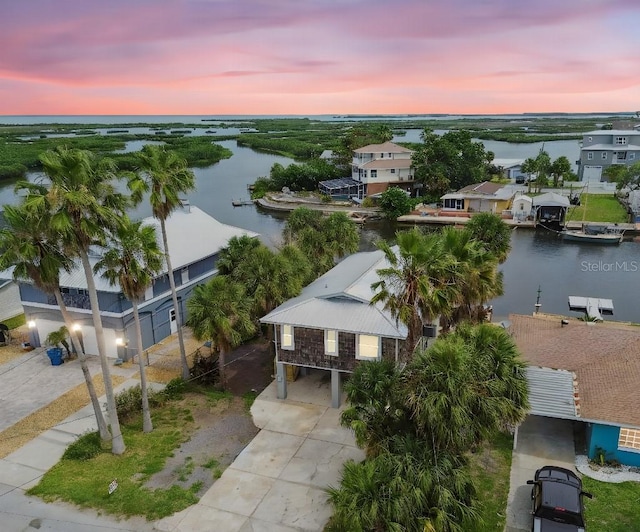 3285 Minnow Creek Dr, Hernando Beach, FL 34607 - drone / aerial view of a nearby body of water