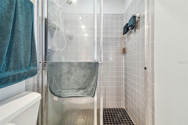 17801 Simmons Rd, Lutz, FL 33548 - bathroom with a stall shower and toilet